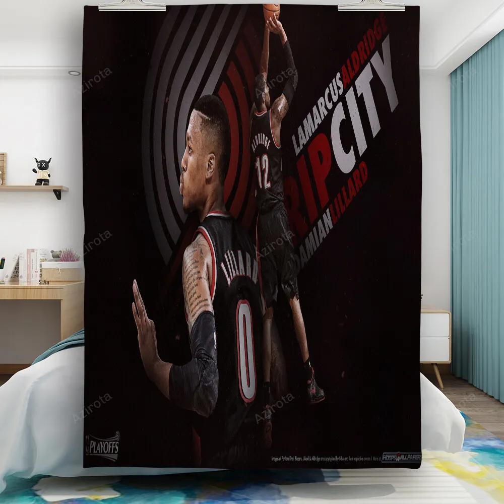Portland Trail Blazers Damian Lillard6 Gift For Fan 3D Full Printing Quilt