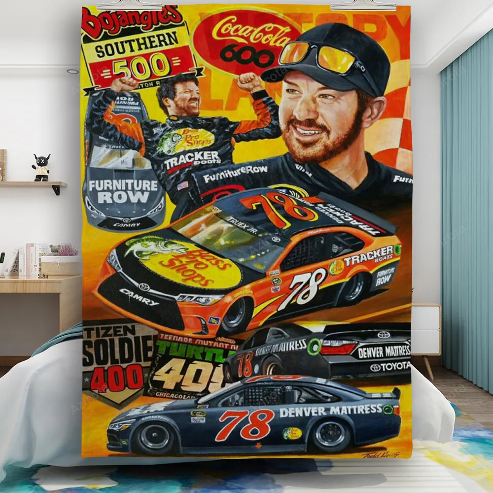 Joe Gibbs Racing Martin Truex Jr7 Gift For Fan 3D Full Printing Quilt