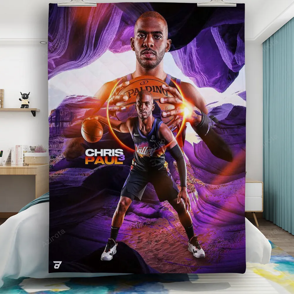 Phoenix Suns Chris Paul v9 Gift For Fan 3D Full Printing Quilt