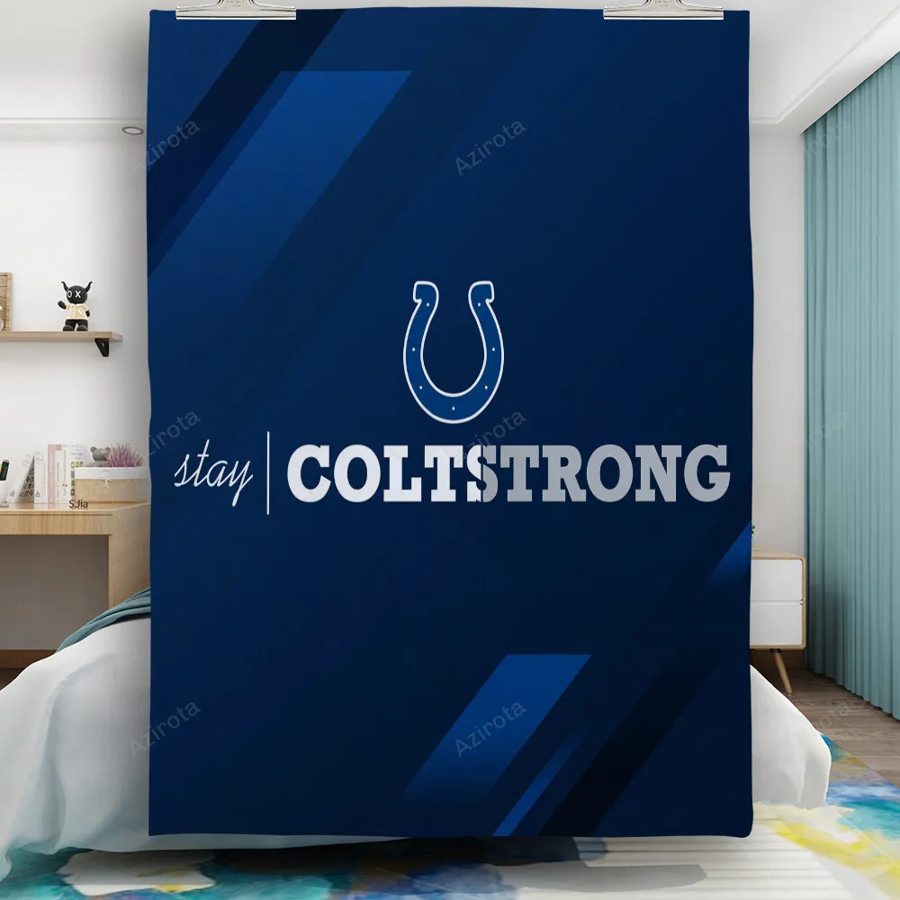 Indianapolis Colts Stay ColtStrong Gift For Fan 3D Full Printing Quilt