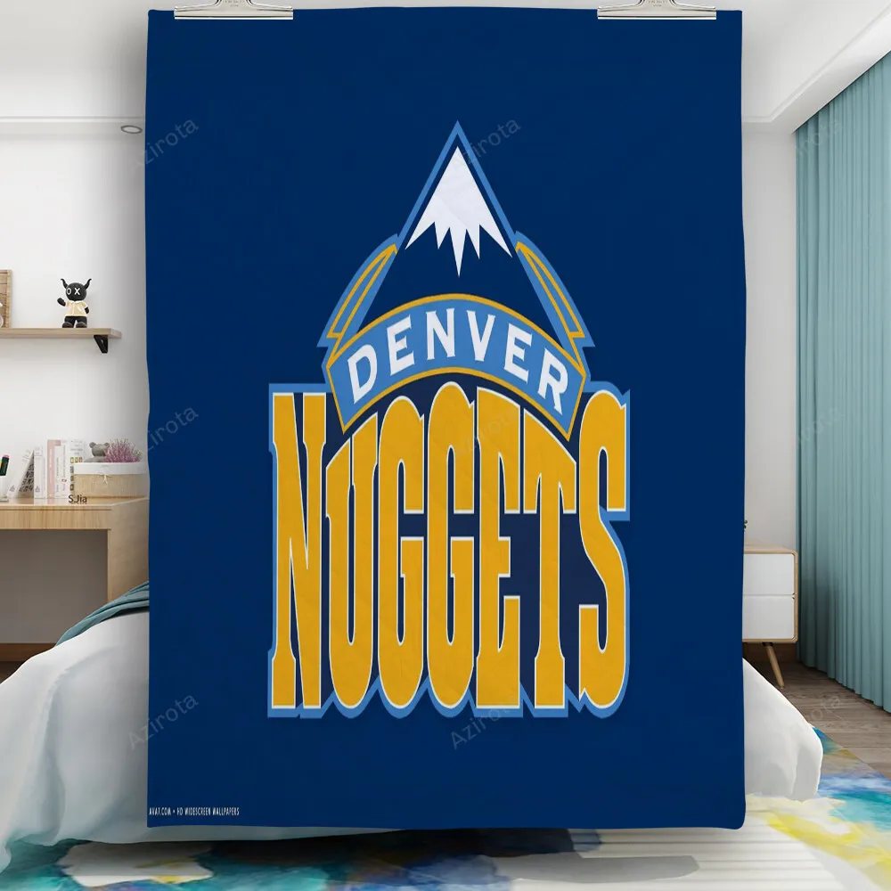Denver Nuggets Yellow Blue Red Gift For Fan 3D Full Printing Quilt