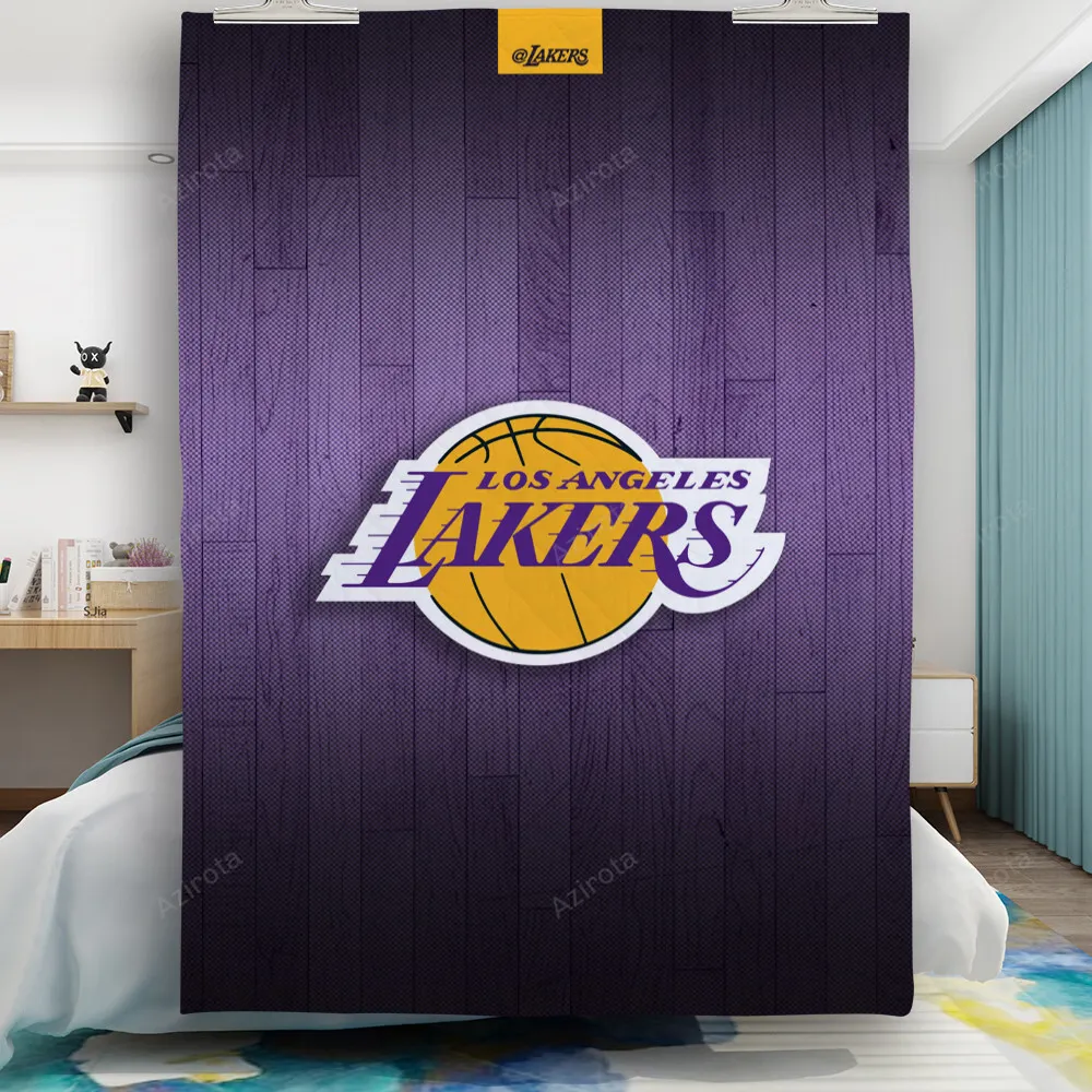 Los Angeles Lakers Wooden v3 Gift For Fan 3D Full Printing Quilt