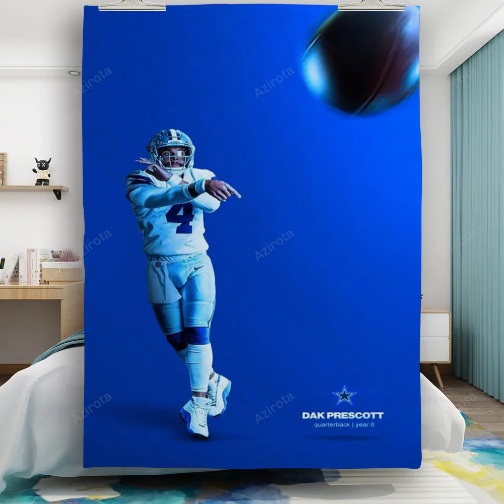 Dallas Cowboys Dak PreScott1 Gift For Fan 3D Full Printing Quilt