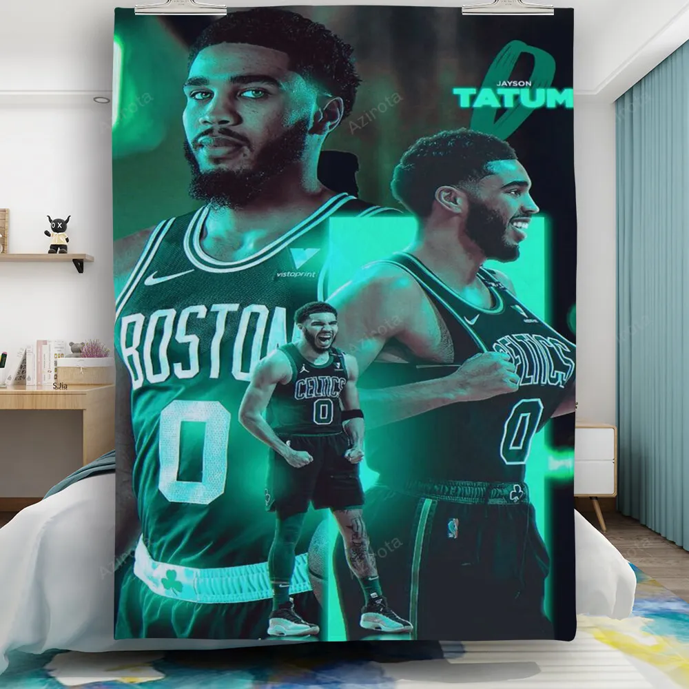 Boston Celtics Jayson Tatum14 Gift For Fan 3D Full Printing Quilt