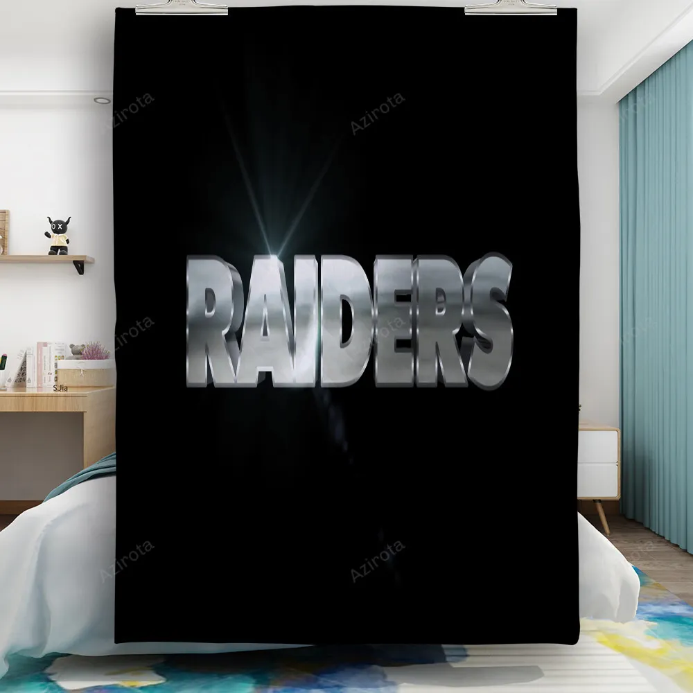 Las Vegas Raiders Art Text Gift For Fan 3D Full Printing Quilt