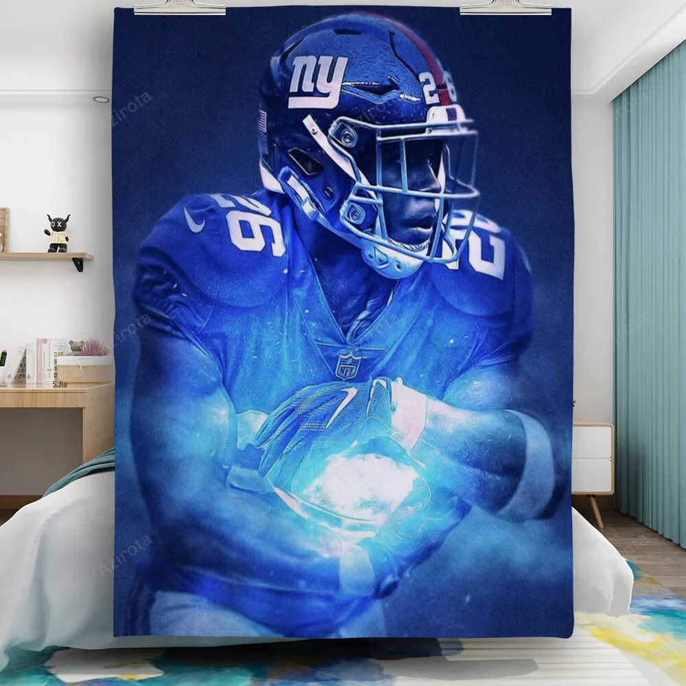 New York Giants Saquon Barkley14 Gift For Fan 3D Full Printing Quilt