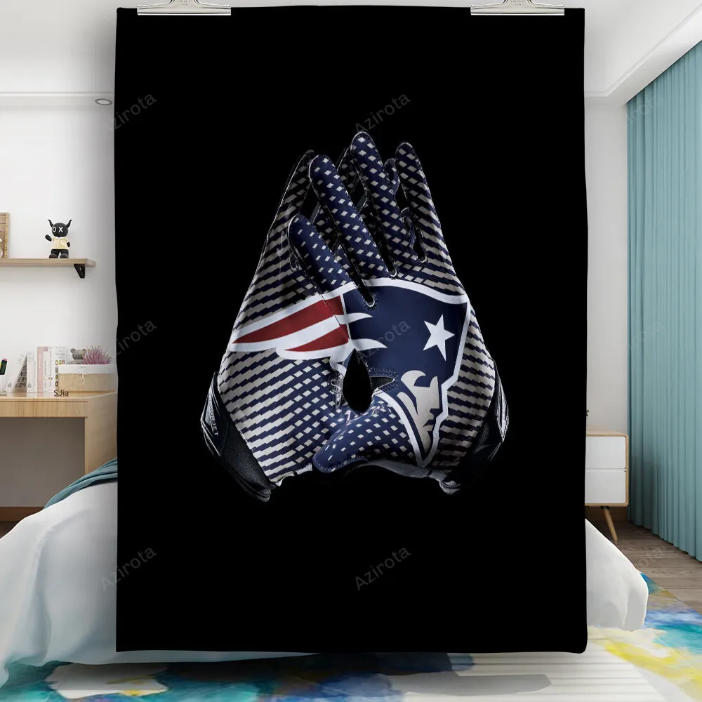 New England Patriots Glove Black Gift For Fan 3D Full Printing Quilt