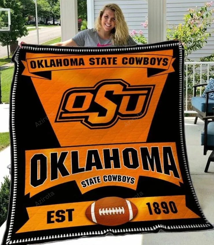 1890 Oklahoma State Cowboys Combined 3D Full Printing Quilt