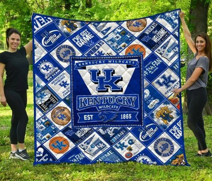 1865 Kentucky WilDallas Cowboys Combined 3D Full Printing Quilt