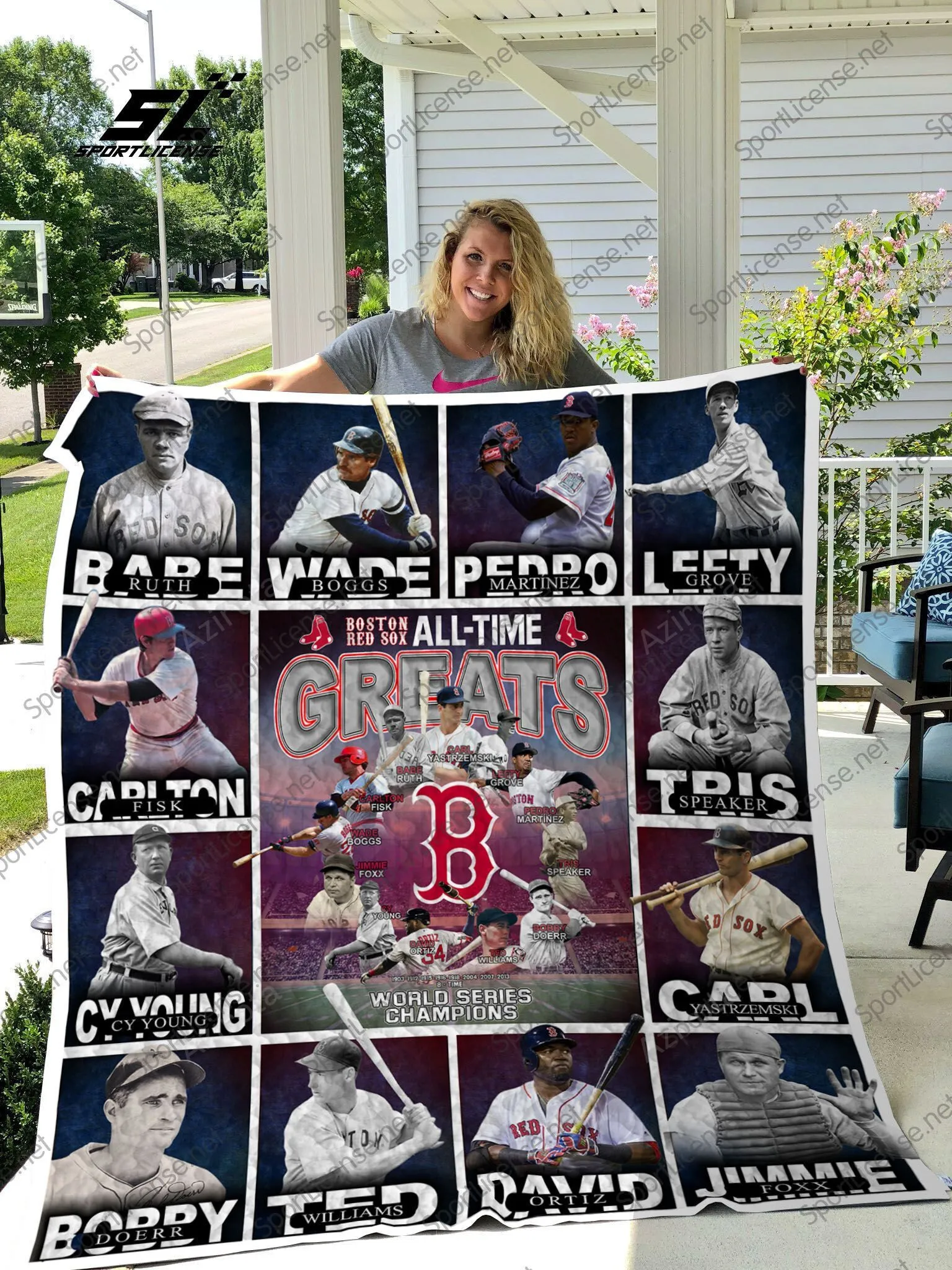 8211 Boston Red Sox 3D Full Printing Quilt 02