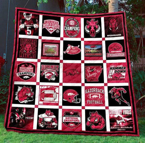 Arkansas Razorbacks 3D Full Printing Quilt TH1507 6313
