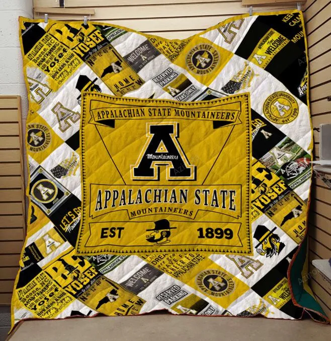 Appalachian State Mountaineers Personalized Customized 3D Full Printing Quilt v2