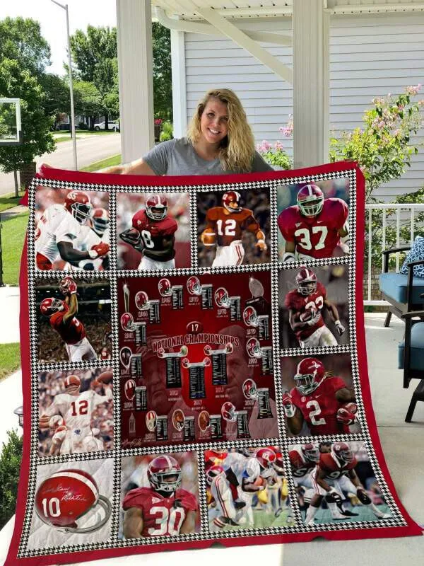 Alabama Legends Customized 3D Full Printing Quilt
