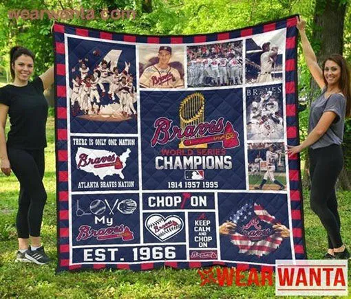 Atlanta Braves 3D Full Printing Quilt For Fan Mn07 7966