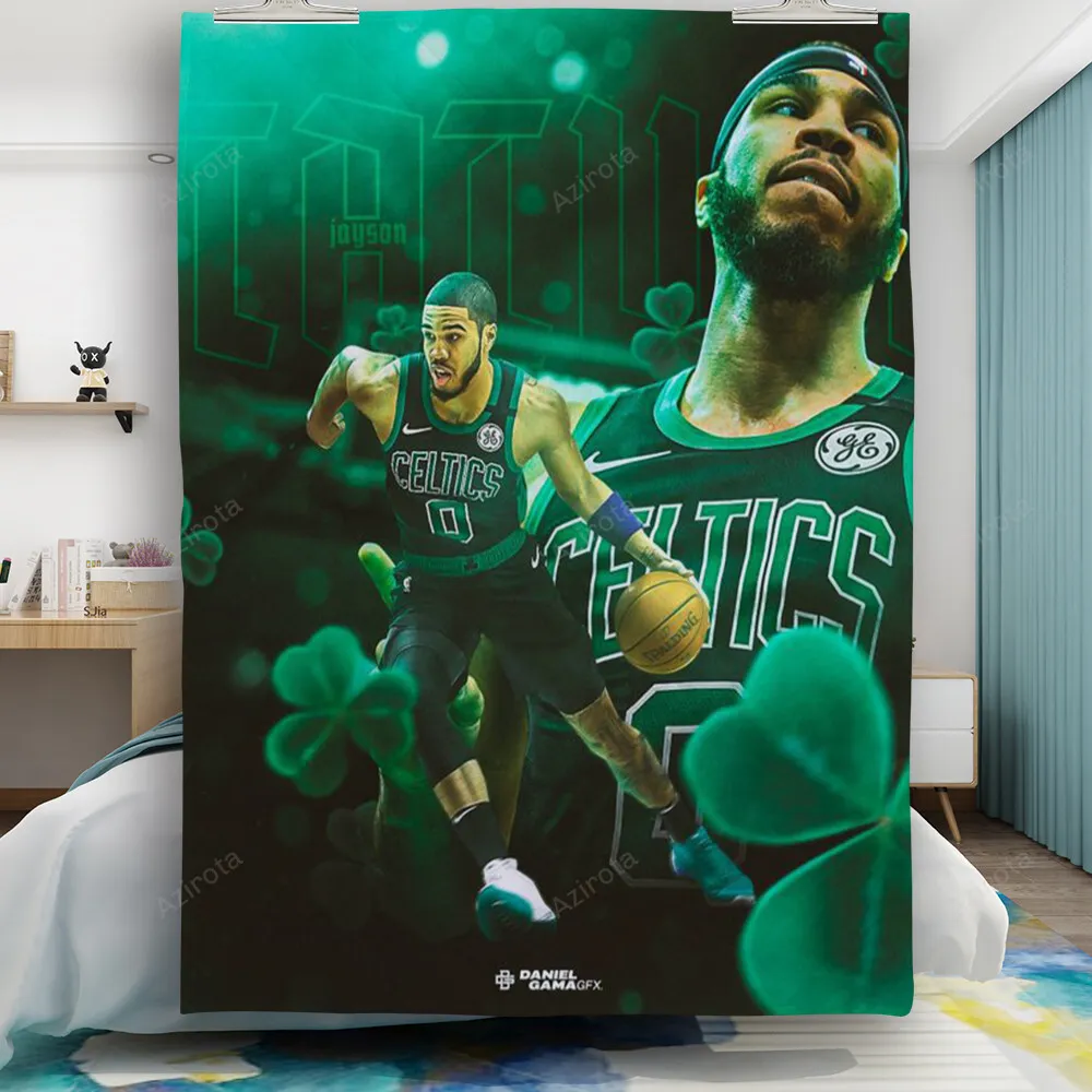 Boston Celtics Jayson Tatum2 Gift For Fan 3D Full Printing Quilt