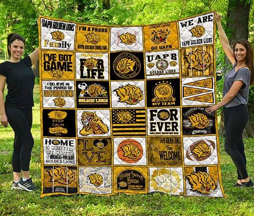 ArkansasPine Bluff Golden Lions 3D Full Printing Quilt LC2 9027