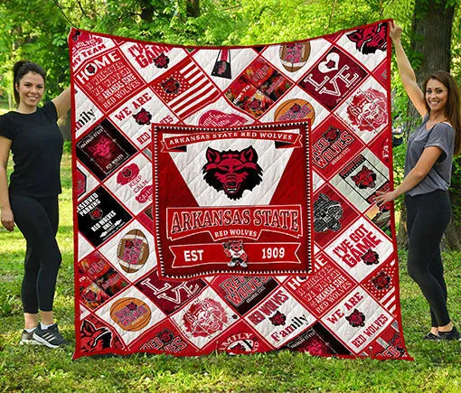 Arkansas State Red Wolves 3D Full Printing Quilt LC3 7206