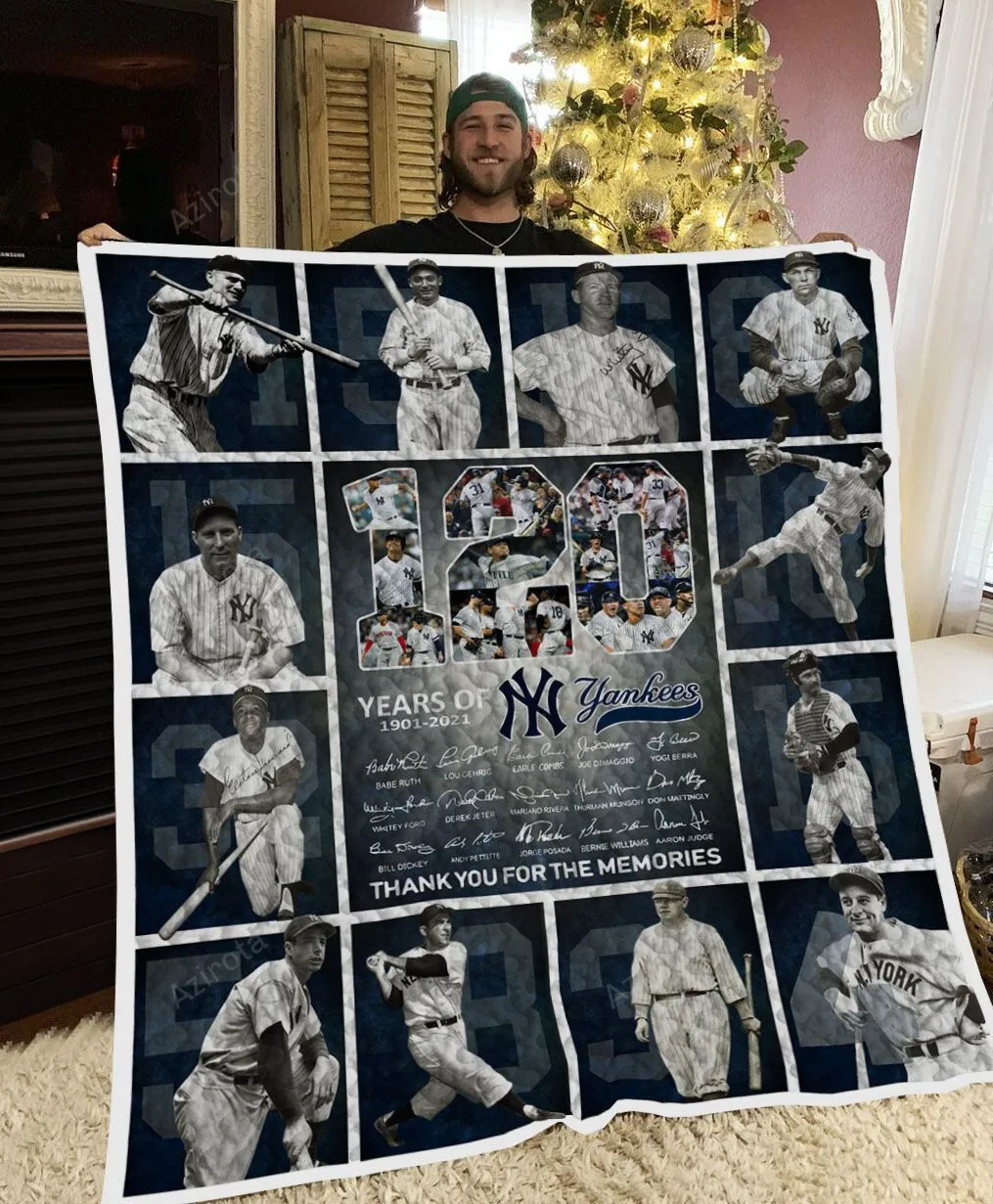 8211 New York Yankees 3D Full Printing Quilt 02
