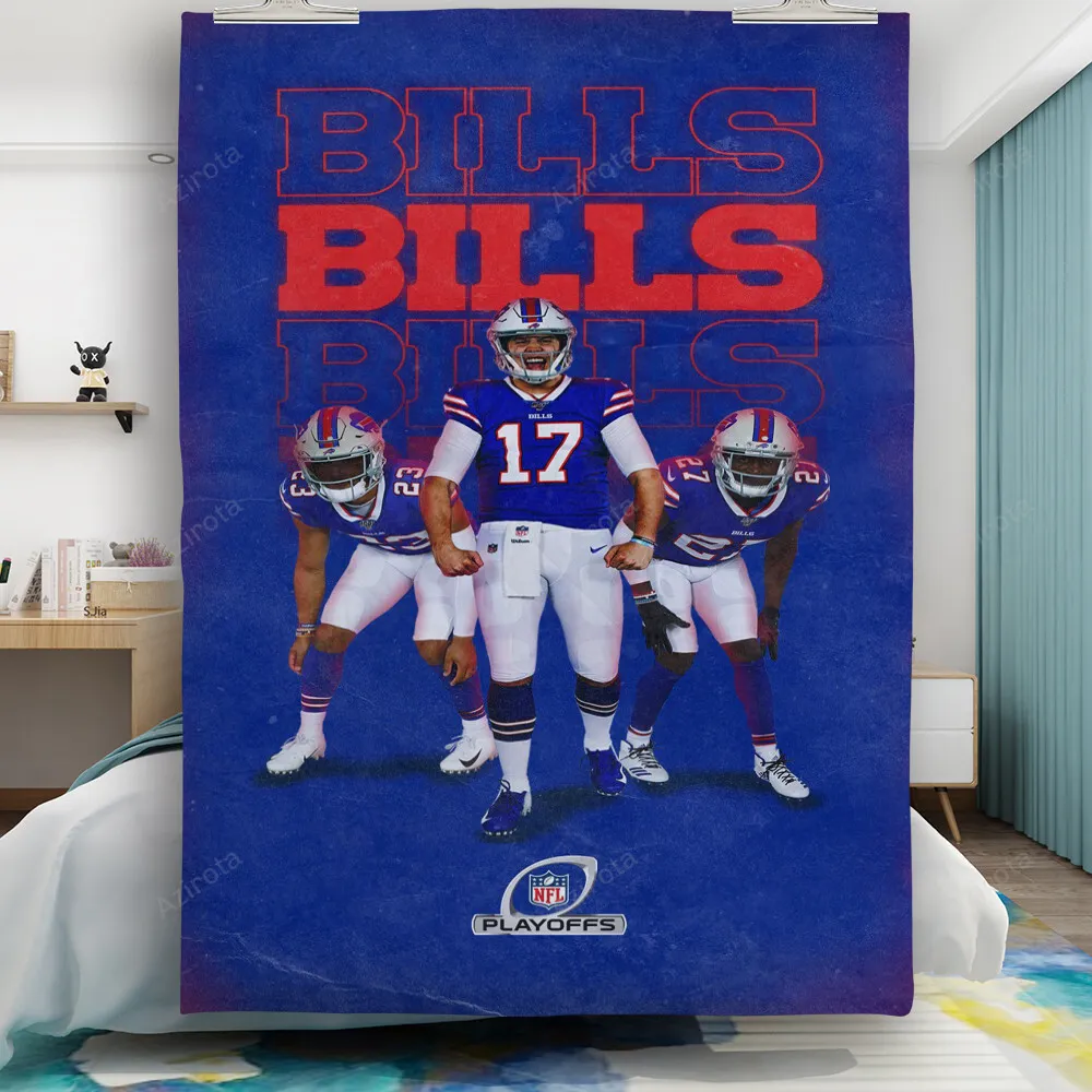 Buffalo Bills Players v2 Gift For Fan 3D Full Printing Quilt