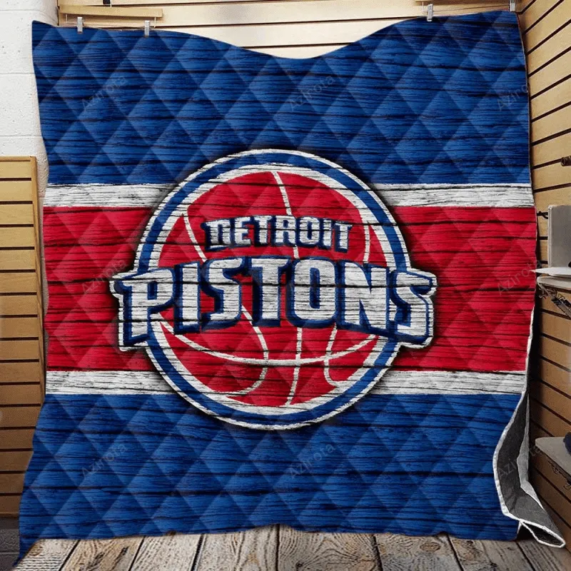 Basketball Team Detroit Pistons 3D Full Printing Quilt