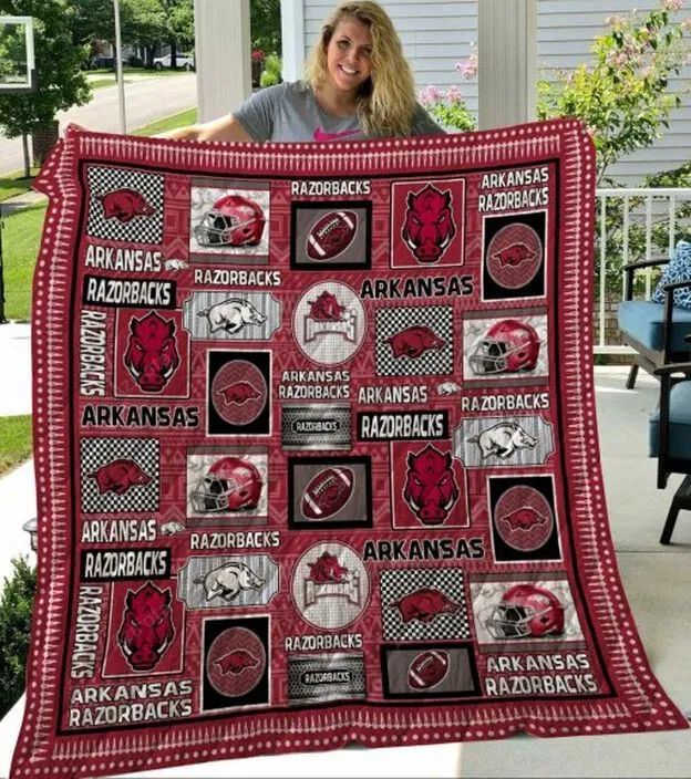 Best Arkansas Razorbacks Combined Loved 3D Full Printing Quilt