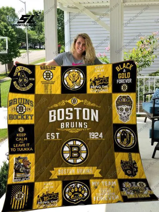 Boston Bruins 3D Full Printing Quilt 11 1410