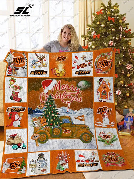 Bl Osc Christmas Truck 3D Full Printing Quilt 8006