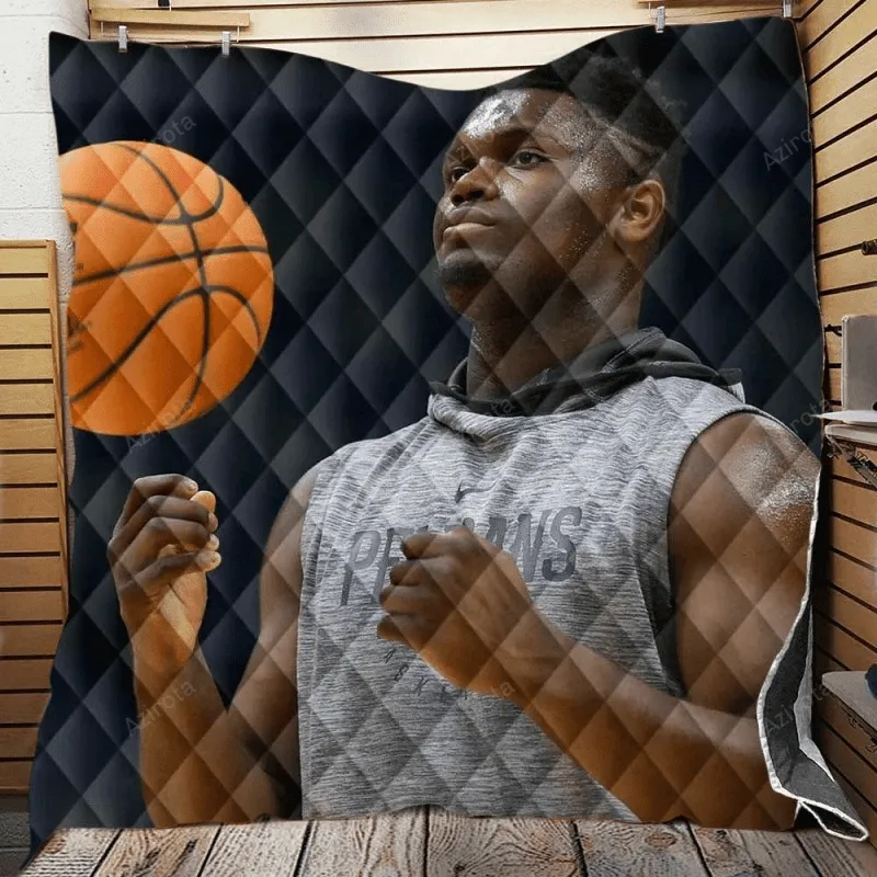 Basketball Player Zion Williamson 3D Full Printing Quilt