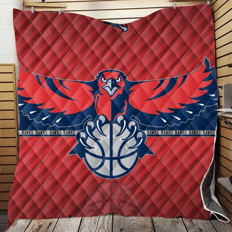 Atlanta Hawks Popular Club 3D Full Printing Quilt