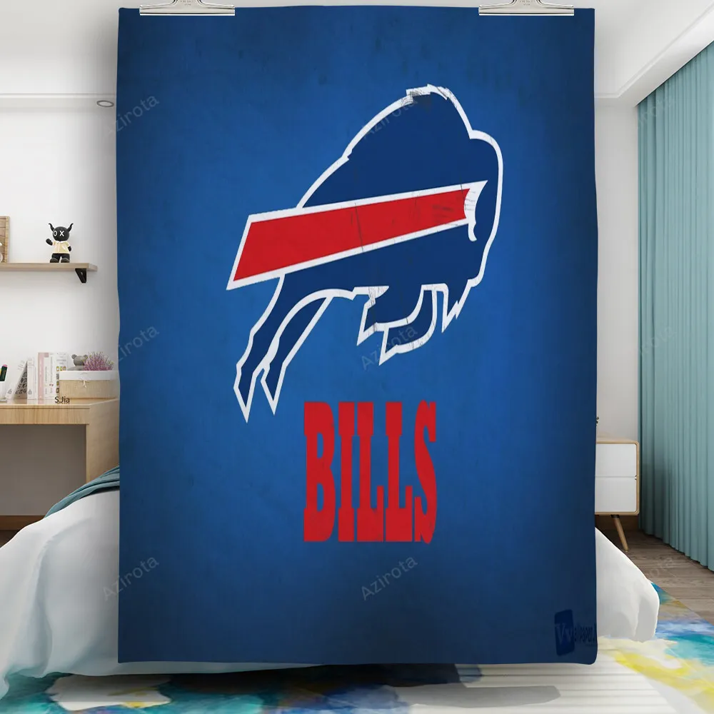 Buffalo Bills Logo v7 Gift For Fan 3D Full Printing Quilt