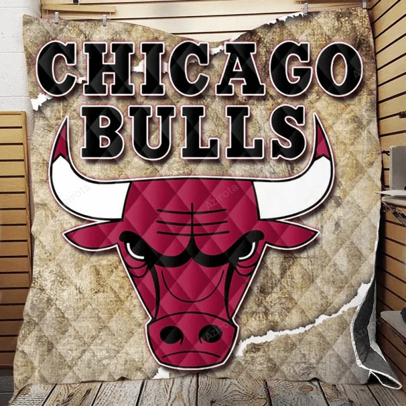 Awarded Basketball Team Chicago Bulls 3D Full Printing Quilt