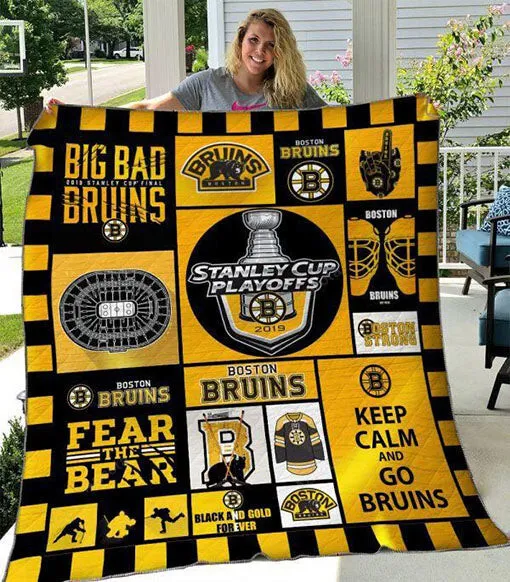 Boston Bruins 3D Full Printing Quilt 06 9567