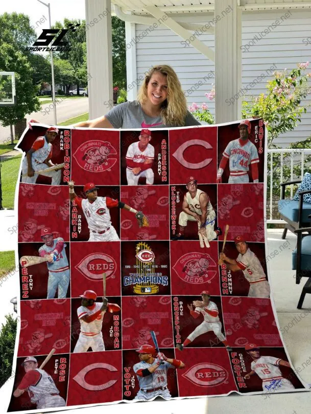 Best Players Cincinnati Reds Love 3D Full Printing Quilt