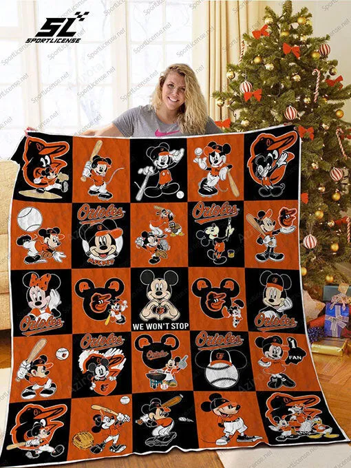 Baltimore Orioles Disney 3D Full Printing Quilt 2304