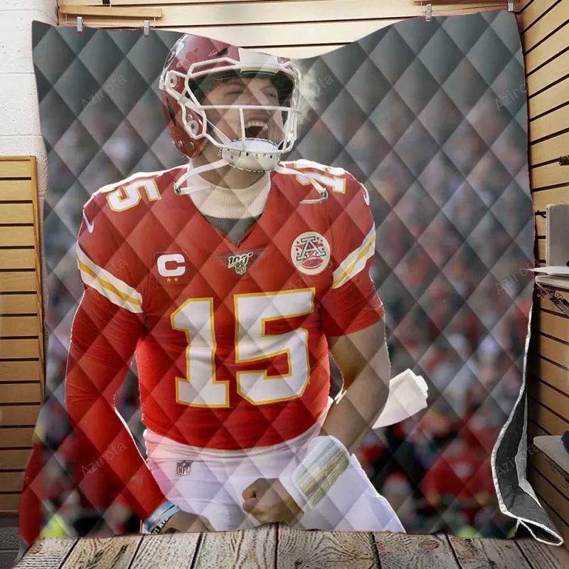 ClassicFootball Player Patrick Mahomed 3D Full Printing Quilt