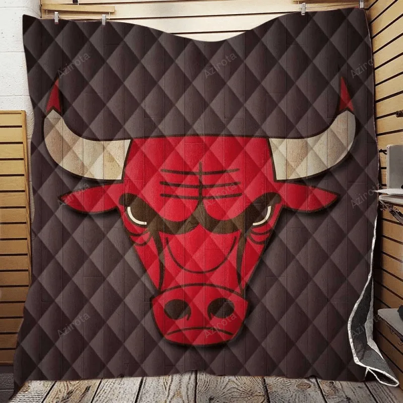 Chicago Bulls Basketball Team 3D Full Printing Quilt