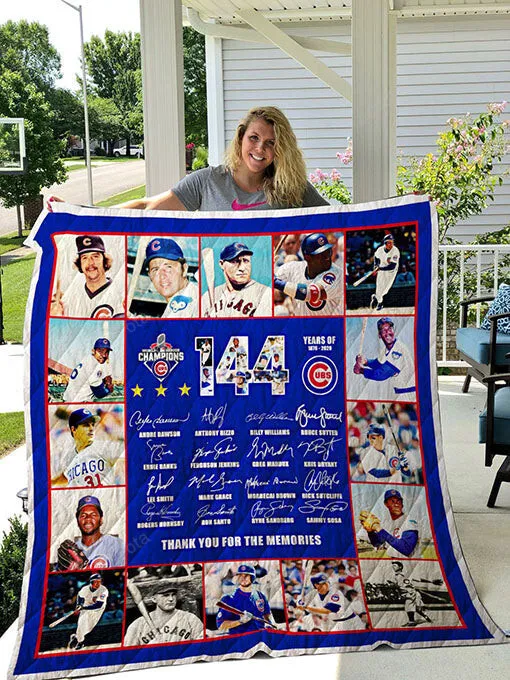 Chicago Bears Players Autographs 3D Full Printing Quilt 2713