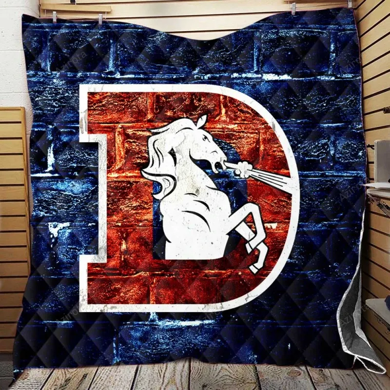 Denver BroncosFootball Team 3D Full Printing Quilt
