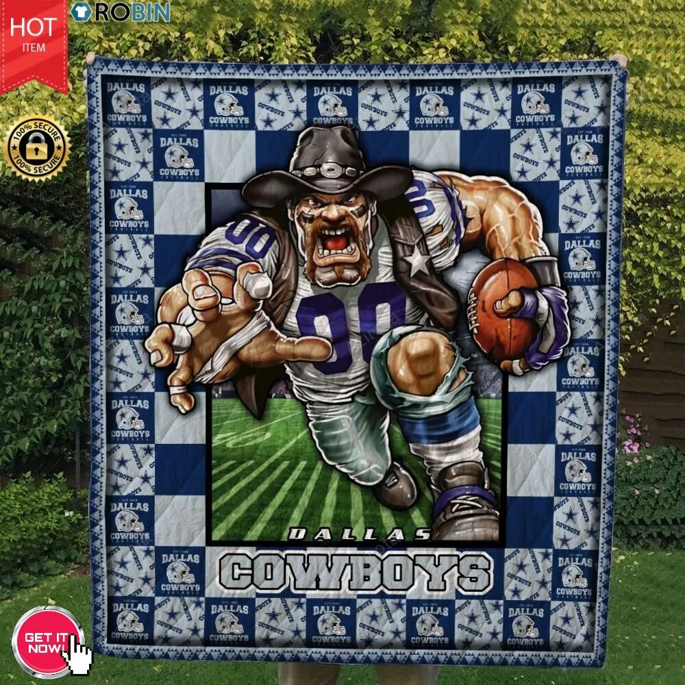 Dallas Cowboys Football 3D Full Printing Quilt