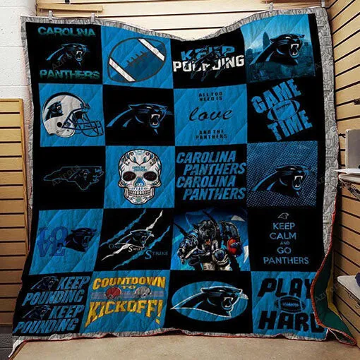 Carolina Panthers 3D Full Printing Quilt 2270
