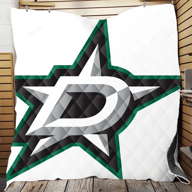 Dallas Stars Classic Ice Hockey Club 3D Full Printing Quilt