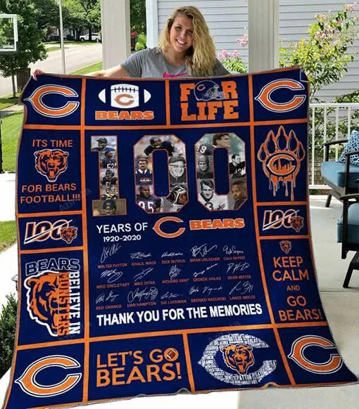 Chicago Bears 3D Full Printing Quilt 05 4267
