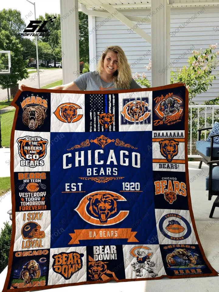 Chicago Bears Est 1920 3D Full Printing Quilt