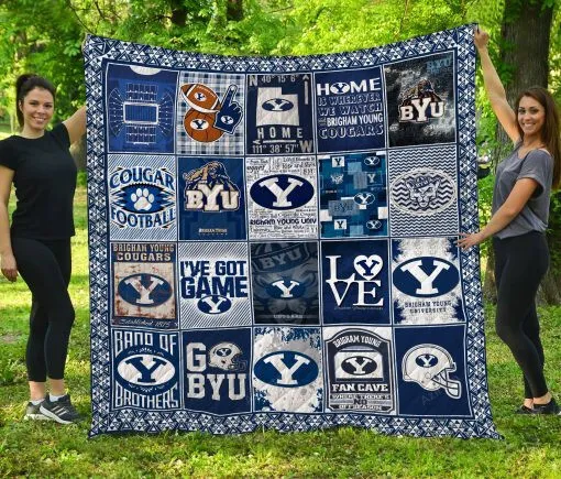 Byu Cougars Personalized Customized 3D Full Printing Quilt v1