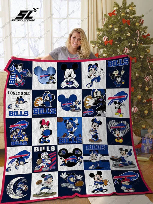 Buffalo Bills Disney 3D Full Printing Quilt 9066