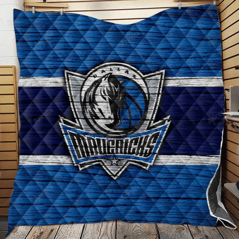Dallas Mavericks Basketball Team Logo 3D Full Printing Quilt