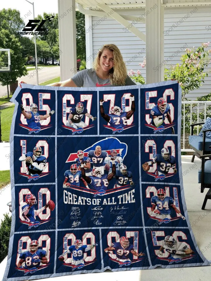 Buffalo Bills Greats Of All Time 3D Full Printing Quilt