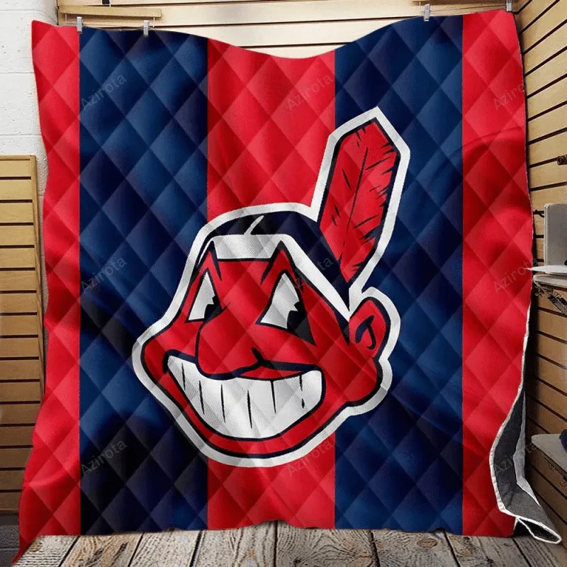 Cleveland Indians Energetic Baseball Team 3D Full Printing Quilt