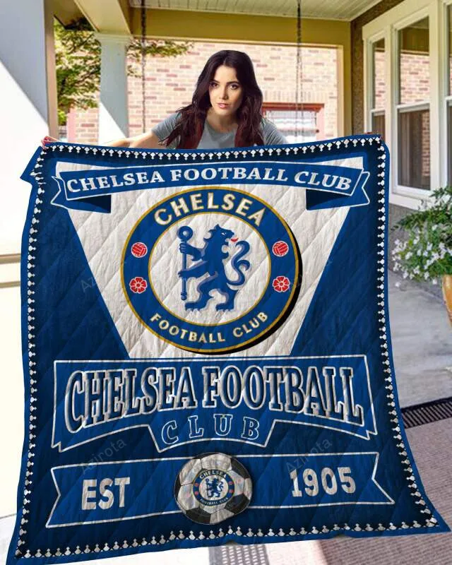 Chelsea Football Club Customized 3D Full Printing Quilt