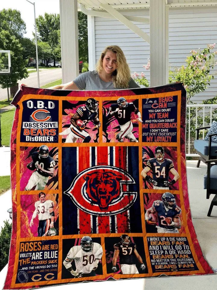 Chicago Bears Best Player 3D Full Printing Quilt